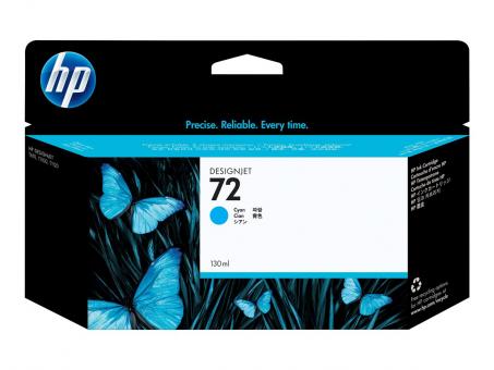 HP 72 Original Tinte cyan hohe Kapazität 130ml 1er-Pack 