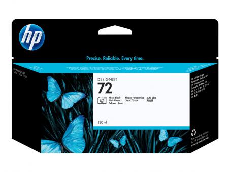 HP 72 Original UV-bestaendige Tinte foto schwarz hohe Kapazität 130ml 1er-Pack 